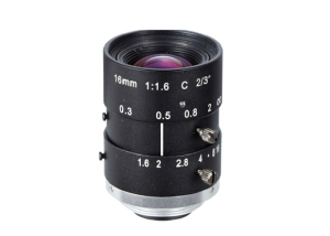 2/3 inch F1.6 16mm c mount megapixel machine vision lens