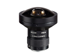 F1.4 manual iris 2.29mm 10mp 4k CS mount fisheye lens 1/1.8 inch