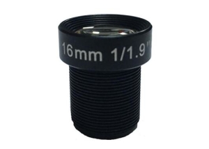 16mm F1.8 m12 s mount cctv board lens for 1/1.9 1/2 sensor size