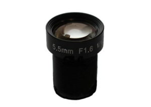 5.5mm M12 low distortion board lens for OCR