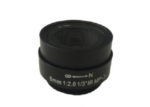 6mm CS mount low distortion cctv lens