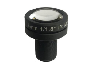 8.0mm F1.8 Non distortion m12 board camera lens for online photo recognition