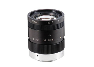 2/3 inch F2.0 C mount 5 mega pixels 50mm manual iris machine vision lens