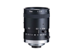2/3 inch F1.4 8 mm c mount 5 mega-pixel machine vision camera lens