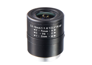F1.6 1/2.5 inch 3.4-10mm cs mount Megapixel vari-focal lenses Manual Iris
