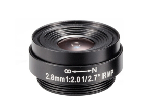 1/2.7 inch f2.0 cs mount 2.8mm surveillance camera lens
