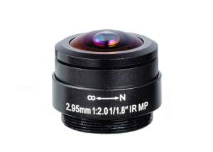 F2.0 2.95mm 1/1.8 format CS Mount Wide Angle CCTV camera Lens