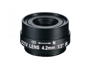 1/3 inch f1.8 4.2mm cs mount security camera lens
