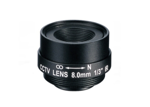 1/3 inch f1.8 8.0mm CS mount mono focal lens