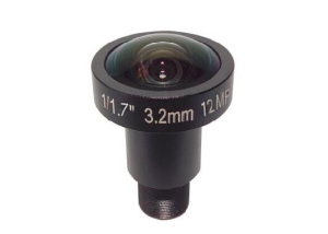 3.2mm 12mp M12 4K Board Wide Angle Lens