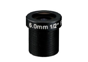 6.0mm m12 s mount board lens for 1/2 inch