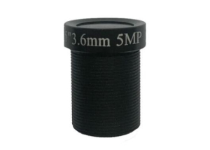 3.6mm 1/2.5 F1.8 5mp m12 rectilinear lens