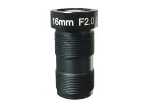 f=16mm 2/3 inch F2.0 10 megapixel m12 far field lens