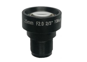 f=25mm 2/3 F2 10mp 4k m12 far field board lens