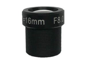 16mm F8.0 2/3 10MP M12 cctv board 4K macro lens