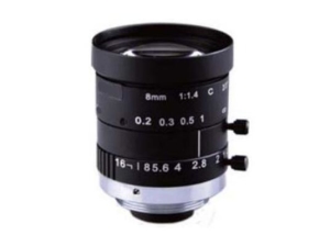 8.0mm manual iris F1.4 3mp c mount lens