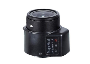 2.4-6mm DC auto iris 1:1.6 CS mount cctv varifocal zoom lens