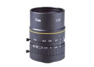 Manual iris 25mm F2 5mega 1 inch format c mount lens