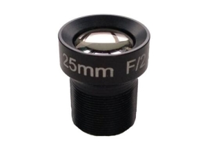 25mm 1/3 inch format F2.0 m12 board lens