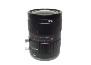 4-18mm 1/1.8 F1.6 manual iris C mount cctv varifocal zoom IR lens