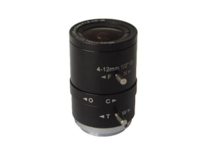 4-12mm manual iris cs mount varifocal megapixel cctv lens for 1/2