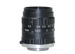 25mm 6mega C-Mount lens Optimum Working Distance 200mm-400mm
