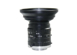 8mm 6mp C mount industrial lens for verify labeling and lot codes