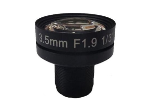 3.5mm F1.9 non distortion m12x0.5 board IR lens for 1/3 sensor