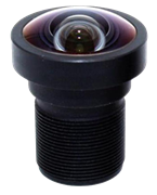 1.8mm widest m12 low distortion straight board lens